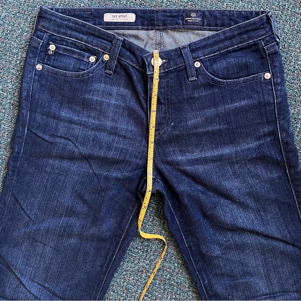 AG Adriano Goldschmied The Stilt Cigarette Jean, Size 28R US - Picture 9 of 16